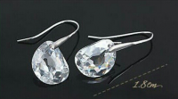 Aros cristal blanco